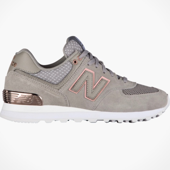 new balance 574 grey rose gold